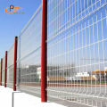 3d Welded Wire Mesh Fence With Square Post/Peach Posts